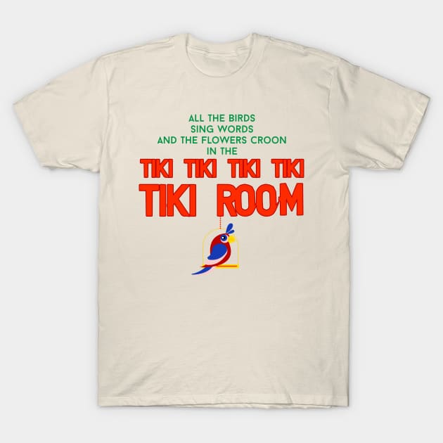 In the Tiki Room T-Shirt by Neverland_Novelties